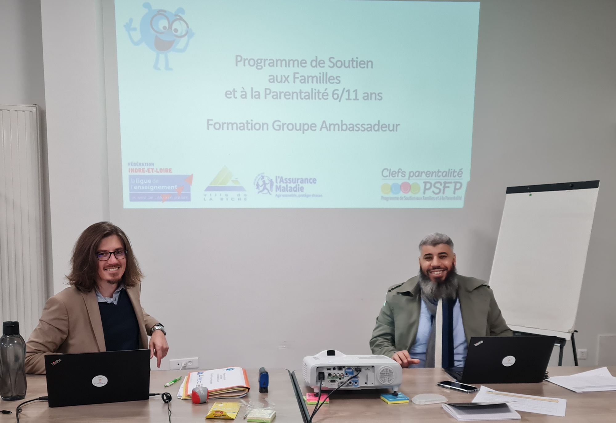Les animateurs du PSFP de La Riche (37) se forment pour accompagner les familles
