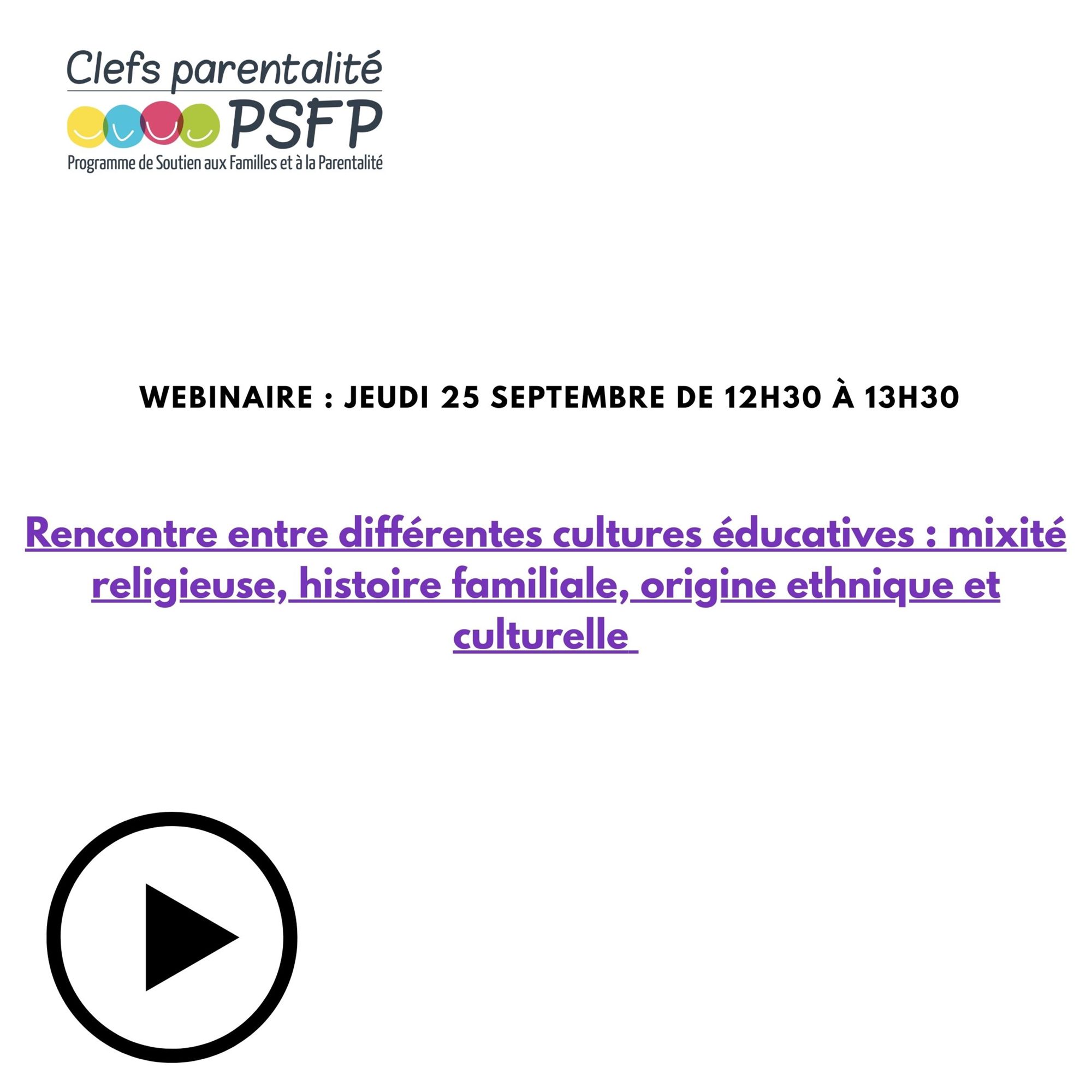 Rencontre entre différentes cultures éducatives 
