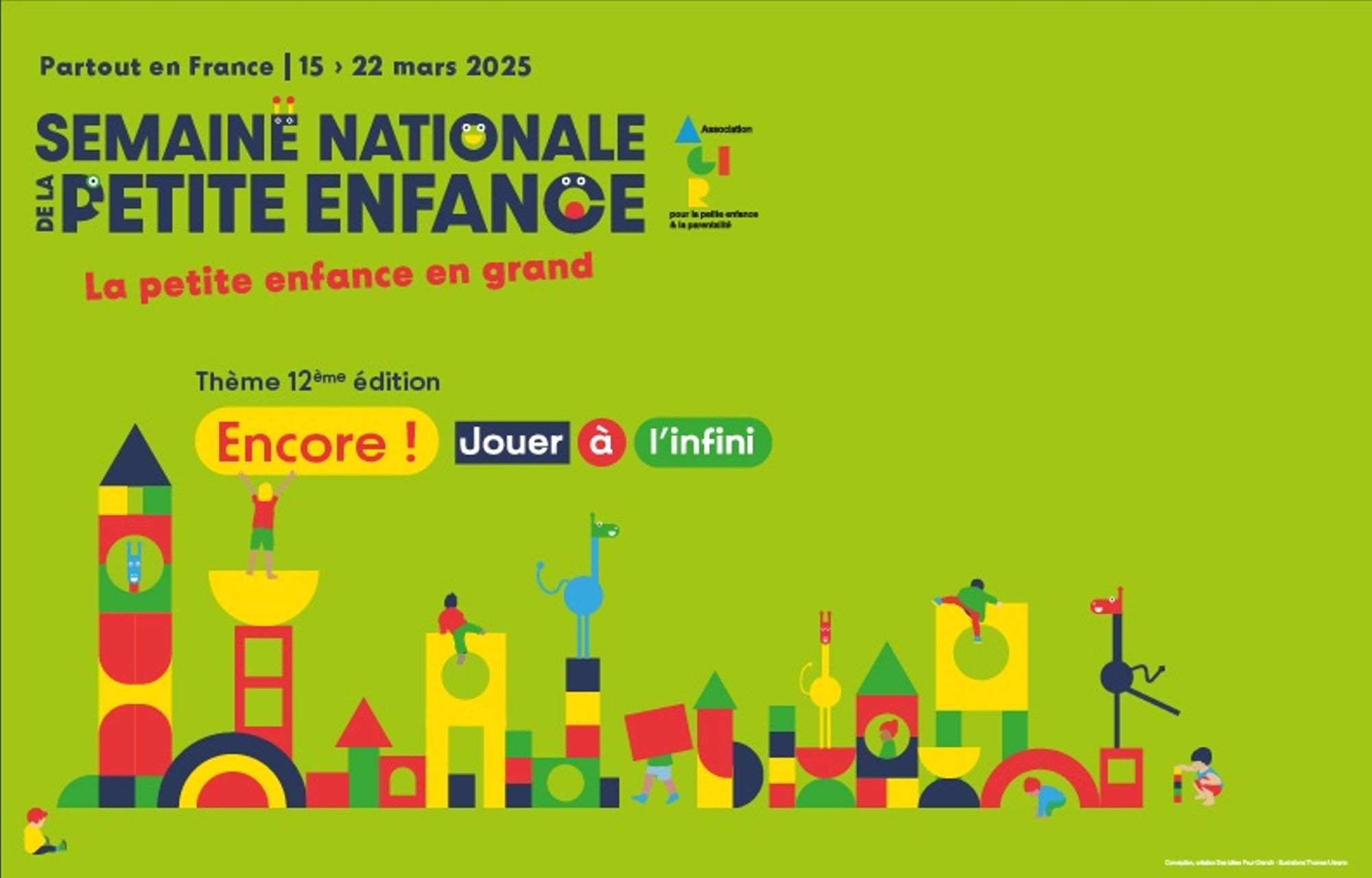 Semaine Nationale de la Petite Enfance : RDV du 15 au 22 Mars 2025