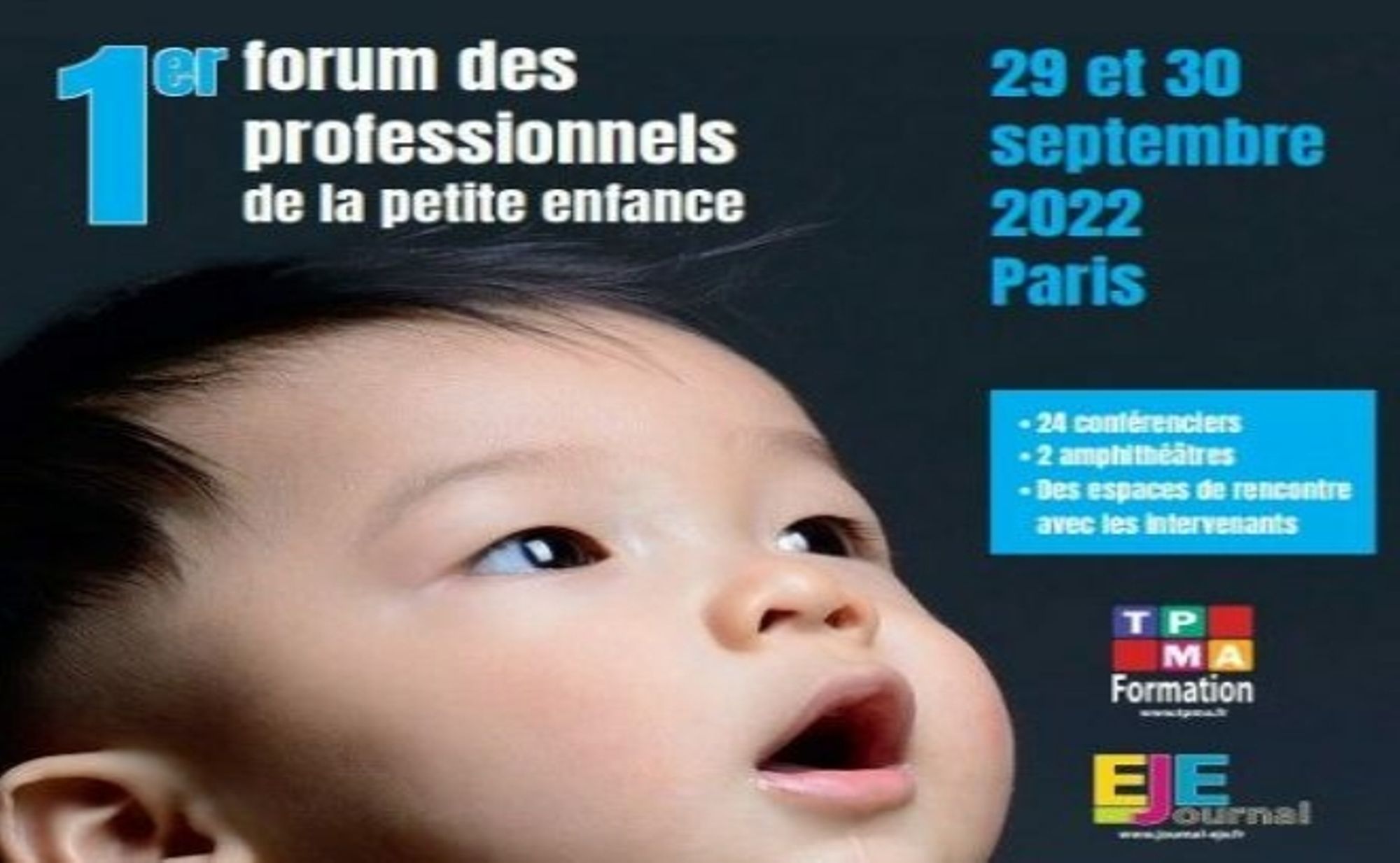 1er Forum des professionnels de la petite enfance et 8èmes Journées d’études et de rencontres des EJE